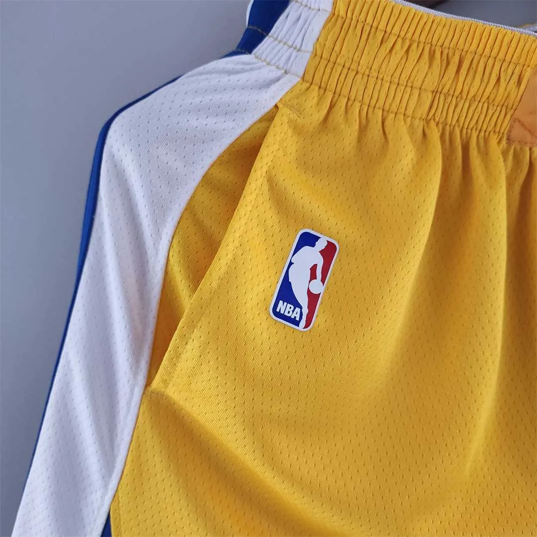 Golden State Warriors Air Jordan NBA Shorts Yellow 3