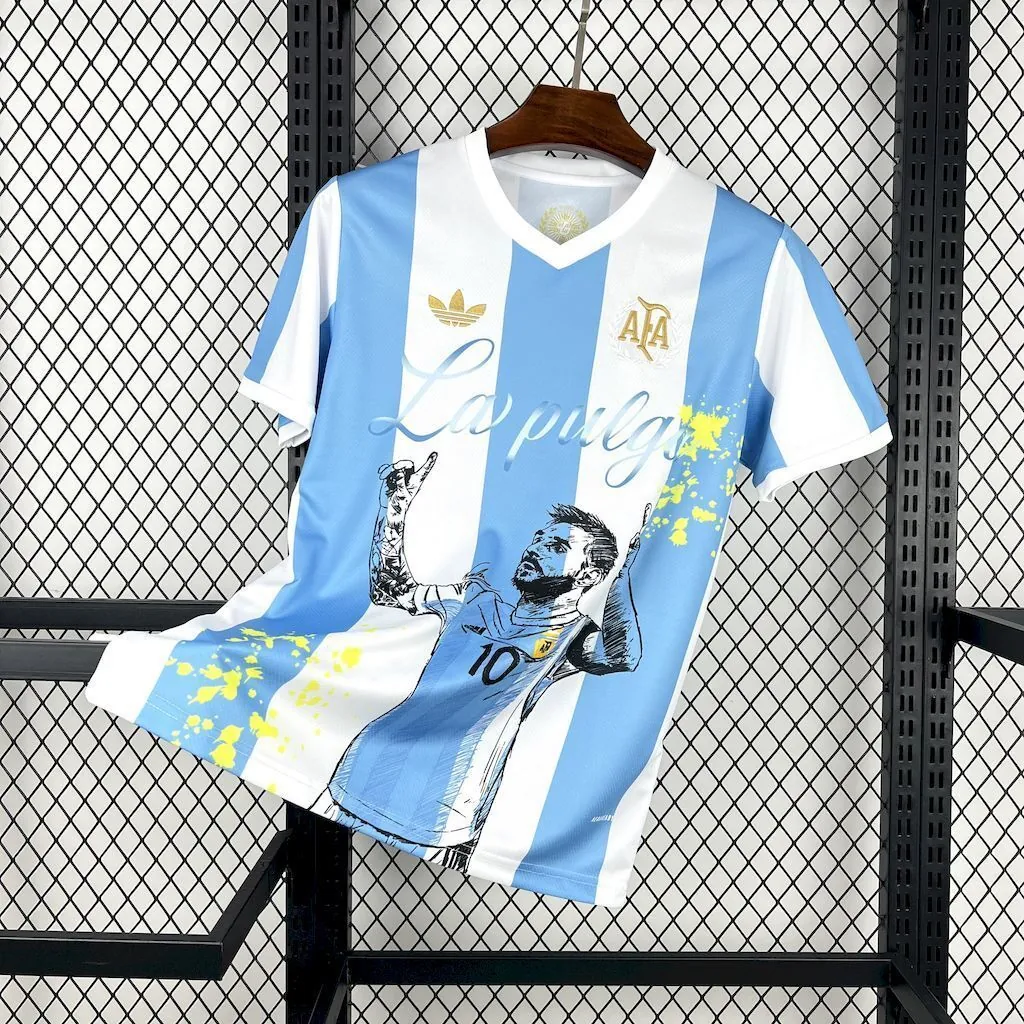 2024 Argentina Leo Messi Special Edition T-Shirt Football Apparels Soccer AAAAJersey Yupoo 5