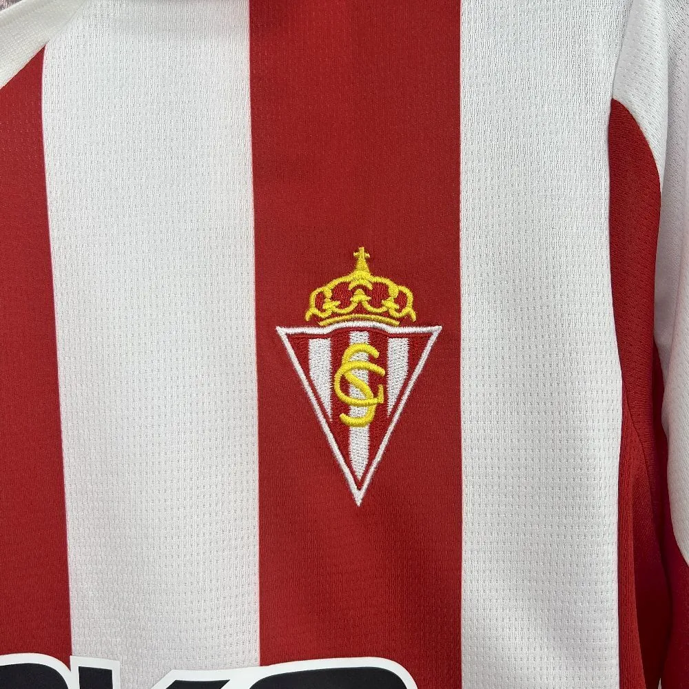25-26 Sporting De Gijon Home Shirt Soccer Uniforms Soccer AAAAJersey Supply Yupoo 8