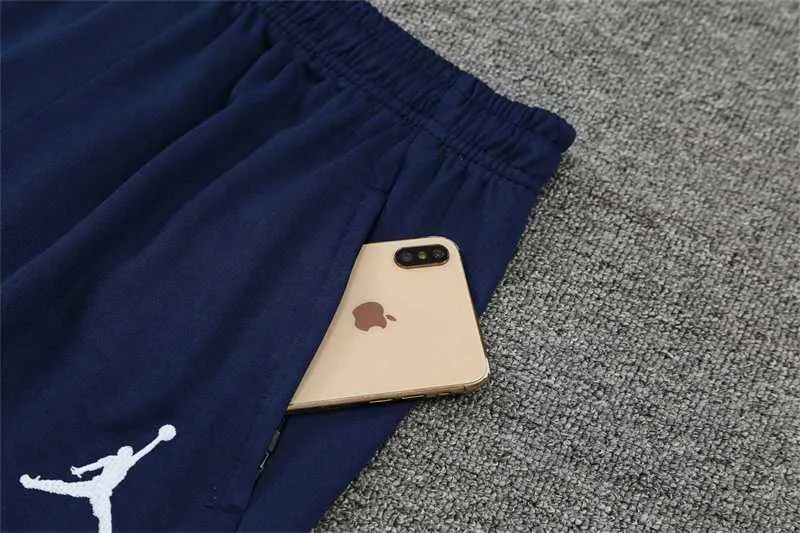 Polo Jordan PSG sapphire blue chest print 5