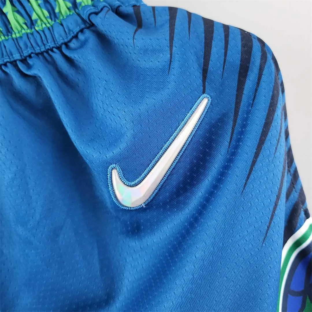 2022 Minnesota Timberwolves City NBA shorts 2