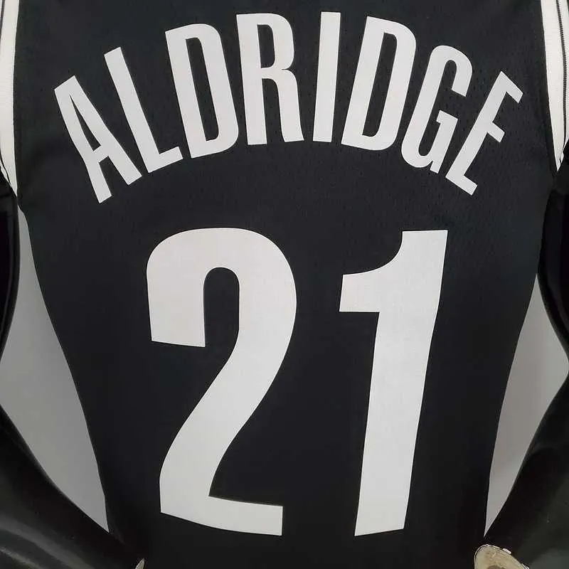 ALDRIDGE#21 Brooklyn Nets black 2