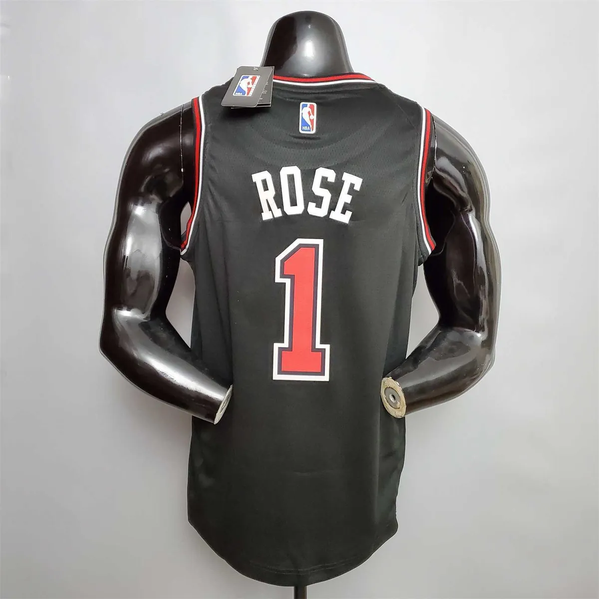 ROSE #1 Chicago Bulls black 4
