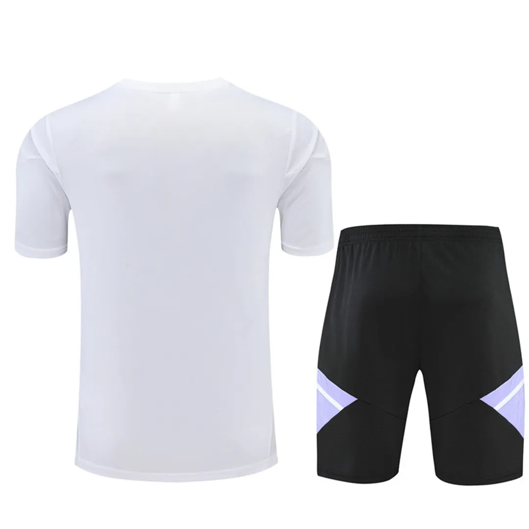 22-23 Real Madrid Training Jersey White 2