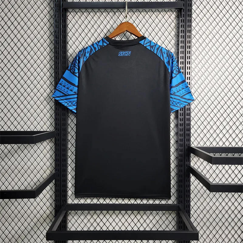 23-24 Napoli Black Training Suit Size S-4XL Soccer Jersey 1