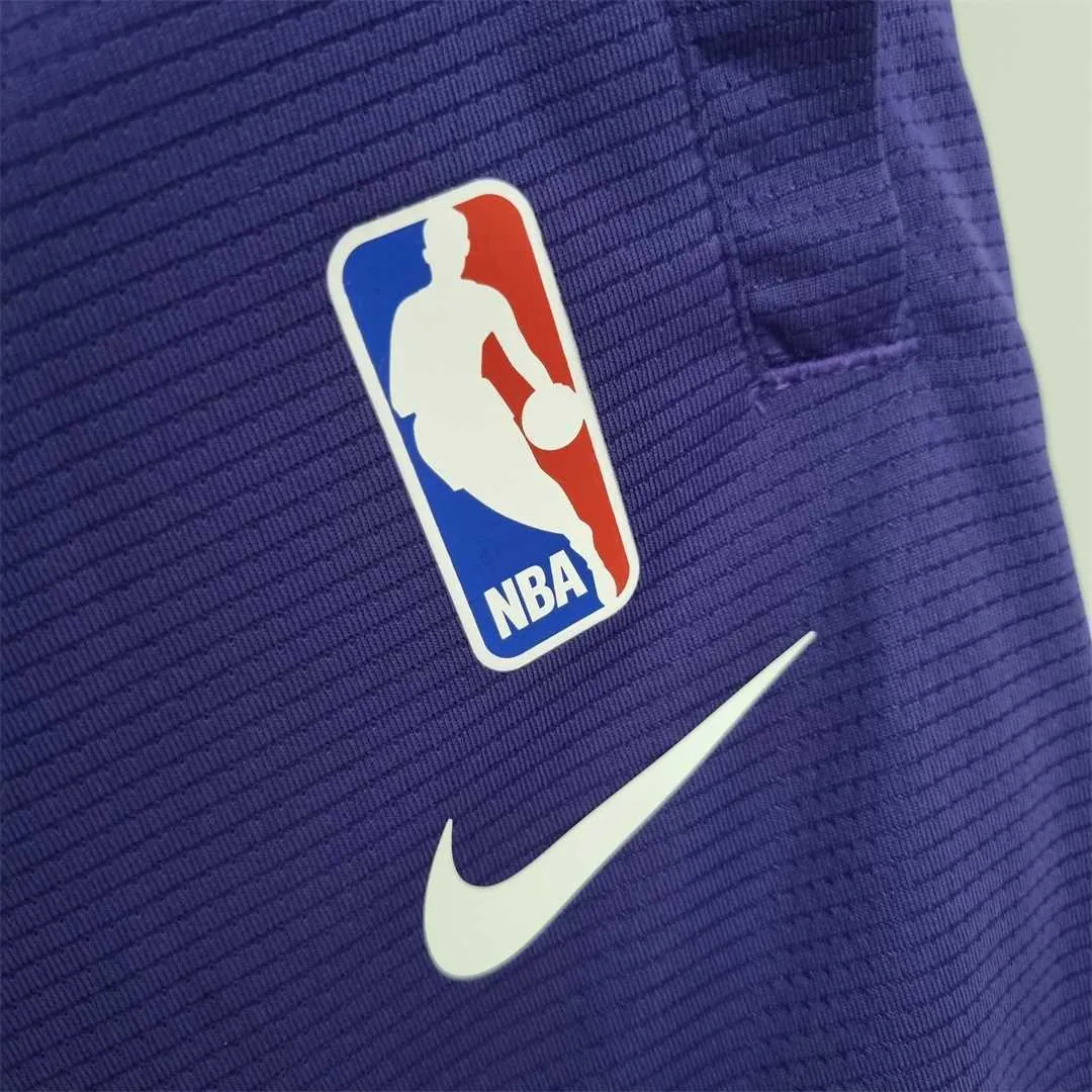 2022 Los Angeles Lakers NBA US Training Shorts Purple 4