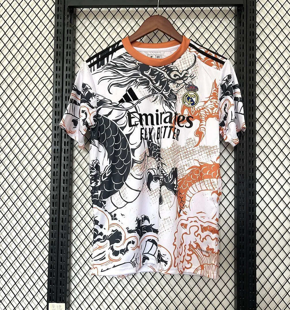 25-26 Real Madrid Dragon Special Edition Shirt Football Uniform AAAAJersey Wholesale Yupoo 6