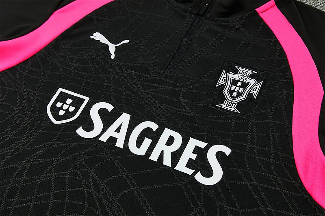 2026 Portugal Mens Kit Football Black Training Long Sleeve Suit Yupoo 9 9