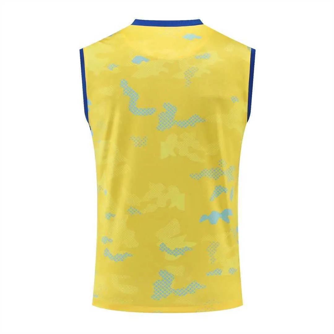 22-23 Chelsea vest training suit kit yellow 7