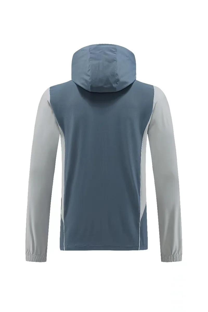 23-24 Benfica Gray Windbreaker Hoodie Football Jerseys Yupoo 1