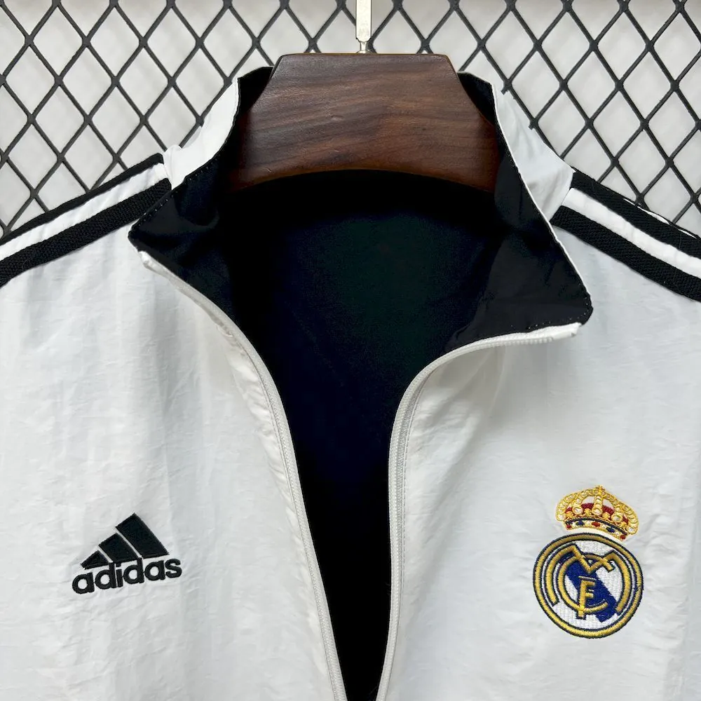 25-26 Real Madrid Double-Sided Windbreaker Jackets Kit Yupoo 4