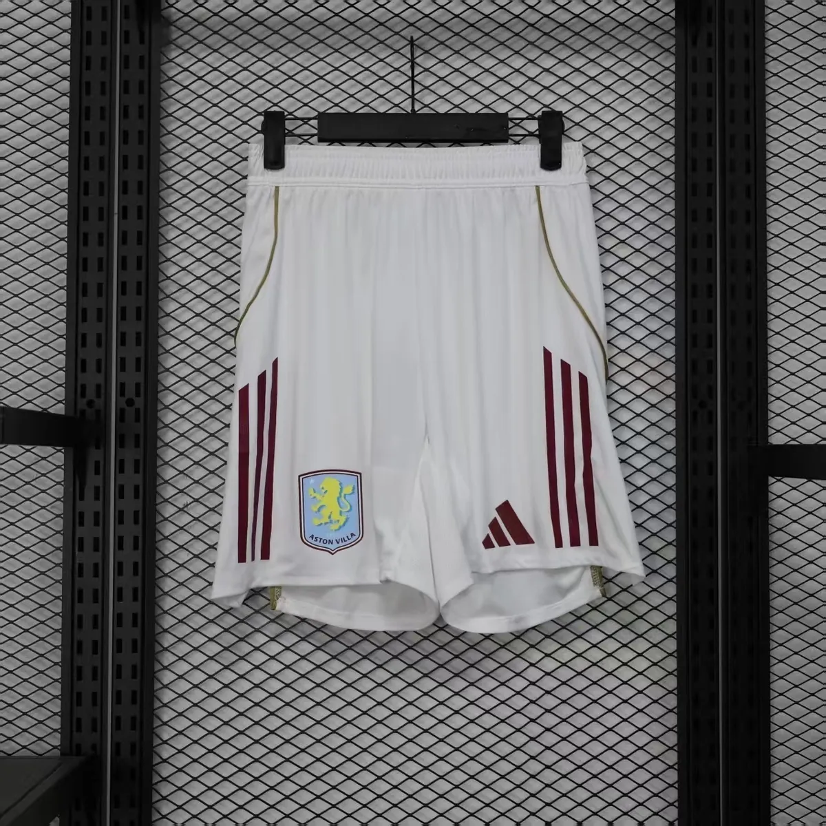 25-26 Aston Villa Home Player Version Shorts Football Pant AAAAJersey Dropship Yupoo 7