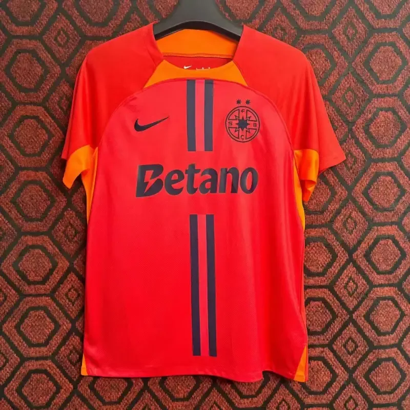 24-25 FCSB Home Red Shirt Football Uniform Summer Clothes AAAAJersey Supply Yupoo 2