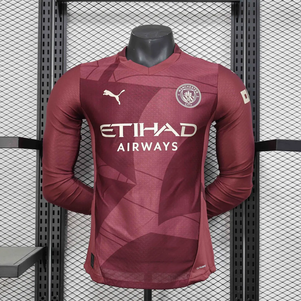 24-25 Manchester City Third Kit Long Sleeve Player Version Shirt AAAAJersey Supplier Yupoo 7