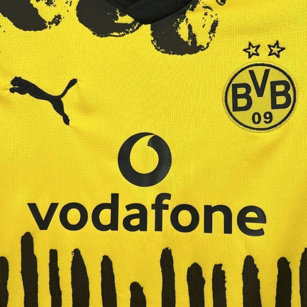25-26 Dortmund Yellow Special Kids Kit Soccer Youth Apparels AAAAJersey Supply Yupoo 10