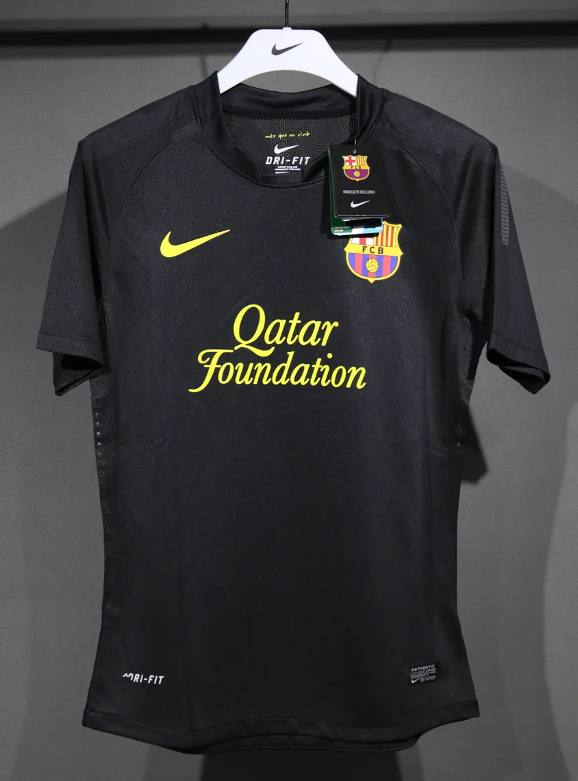 11-12 Barcelona Away Retro Kit Vintage Player Version Sino Shirt AAAAJersey Dropship Yupoo-1 6