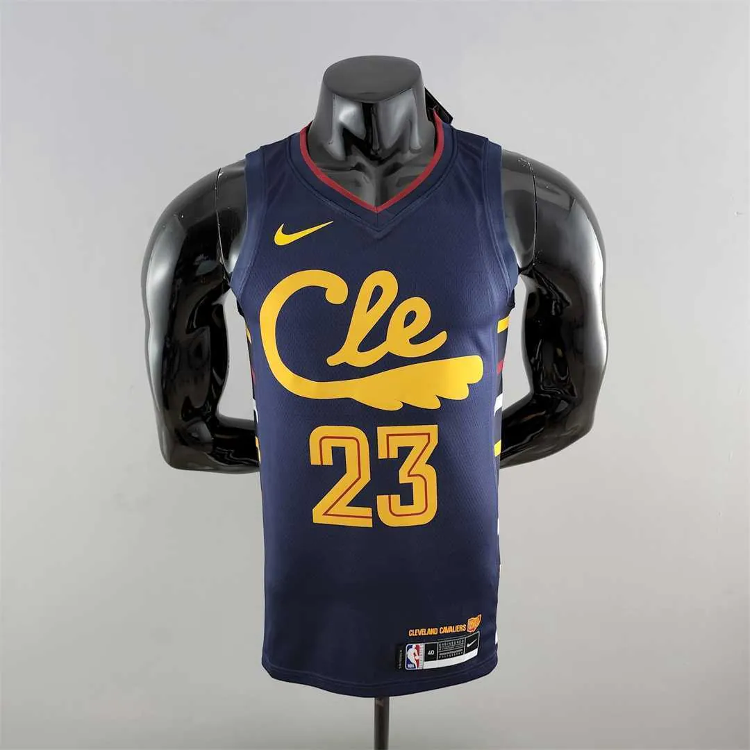 Cleveland Cavaliers JAMES #23 Striped NBA Jersey 9
