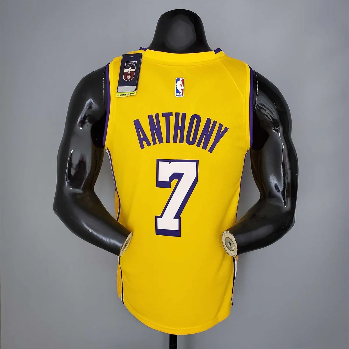 ANTHONY#7 Lakers V-neck City Edition yellow 7
