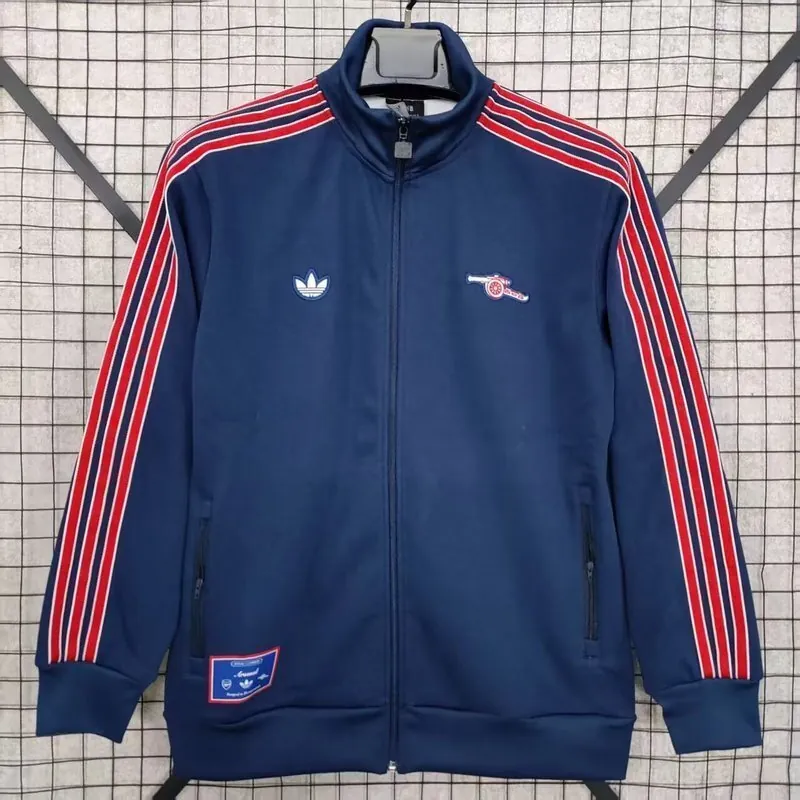 25-26 Arsenal Navy Windbreaker Jackets 2