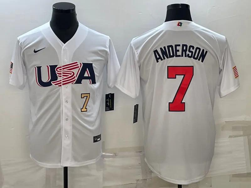 USA 2023 World Cup Baseball Jerseys 82
