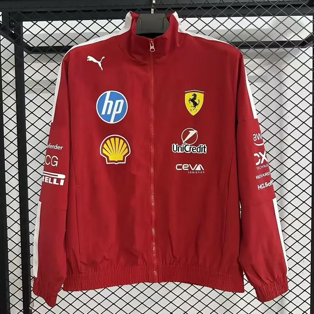 25-26 Ferrari Racing Suit Zip-up Jacket Set AAAAJersey Wholesale Yupoo 2