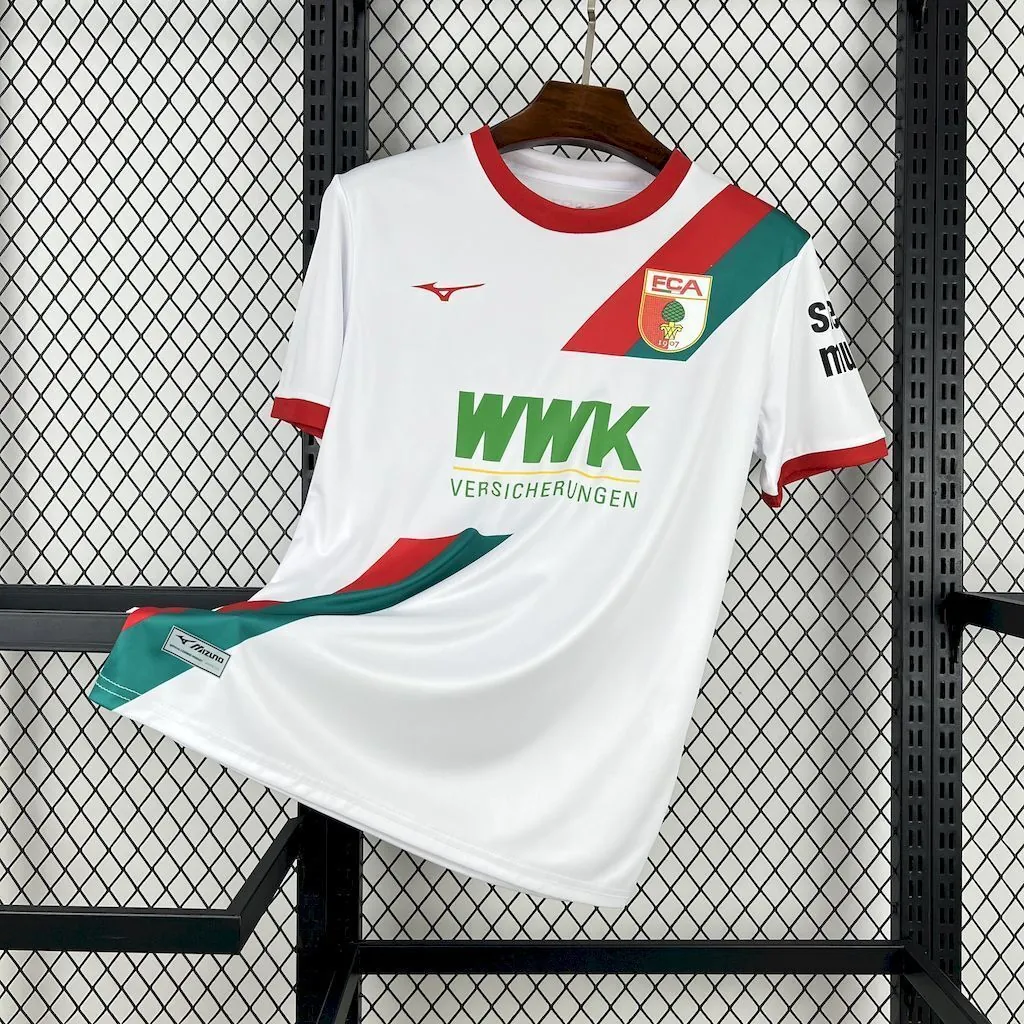 25-26 Augsburg Home Shirt Football Uniforms AAAAJersey Supply Yupoo 7