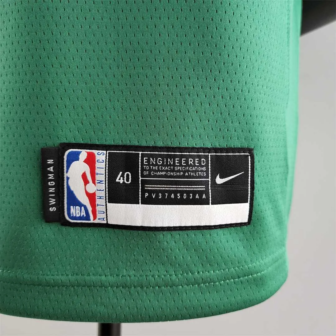 2020 BROWN#7 Boston Celtics City Edition Green NBA Jersey 3