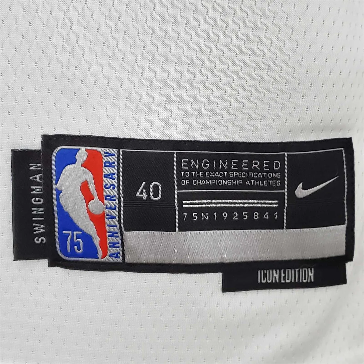 75th Anniversary Philadelphia 76ers IVERSON#3 White NBA Jersey 8