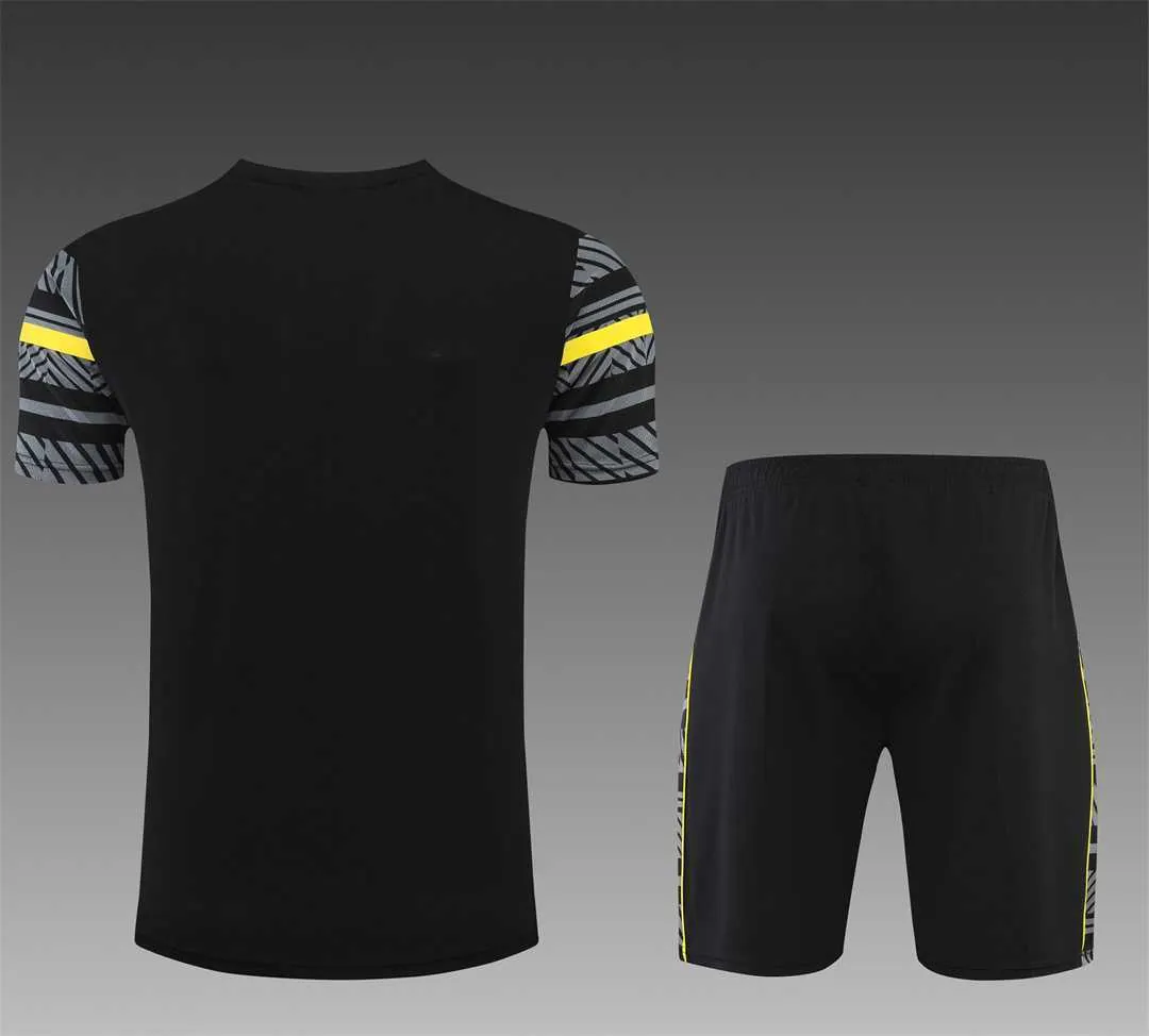 22-23 Dortmund Training Suit Short Sleeve Kit Grey 15