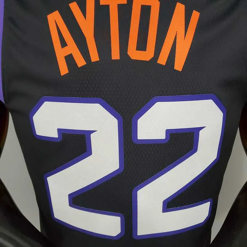 New AYTON#22 Suns City Edition Black 4