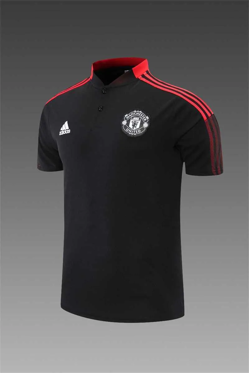 Manchester United Polo black red-three sides 18