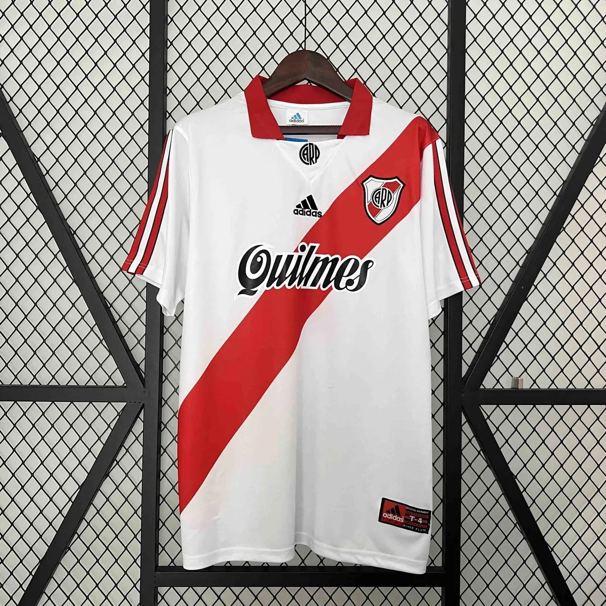 98-99 River Plate Home Retro Kit Vintage Shirt Best Wholesale Yupoo 7