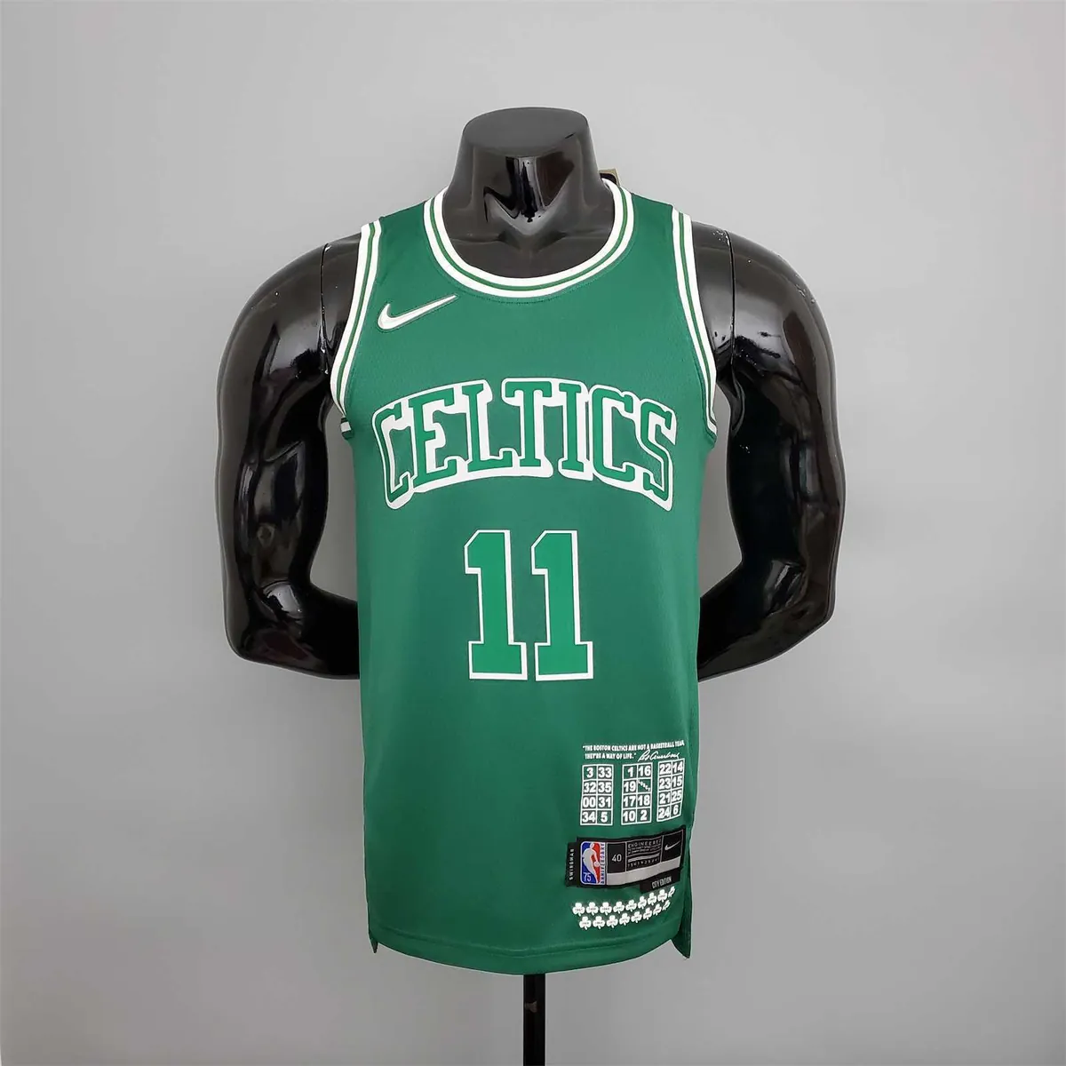 2022 season irving#11 Celtics City Edition Green 9