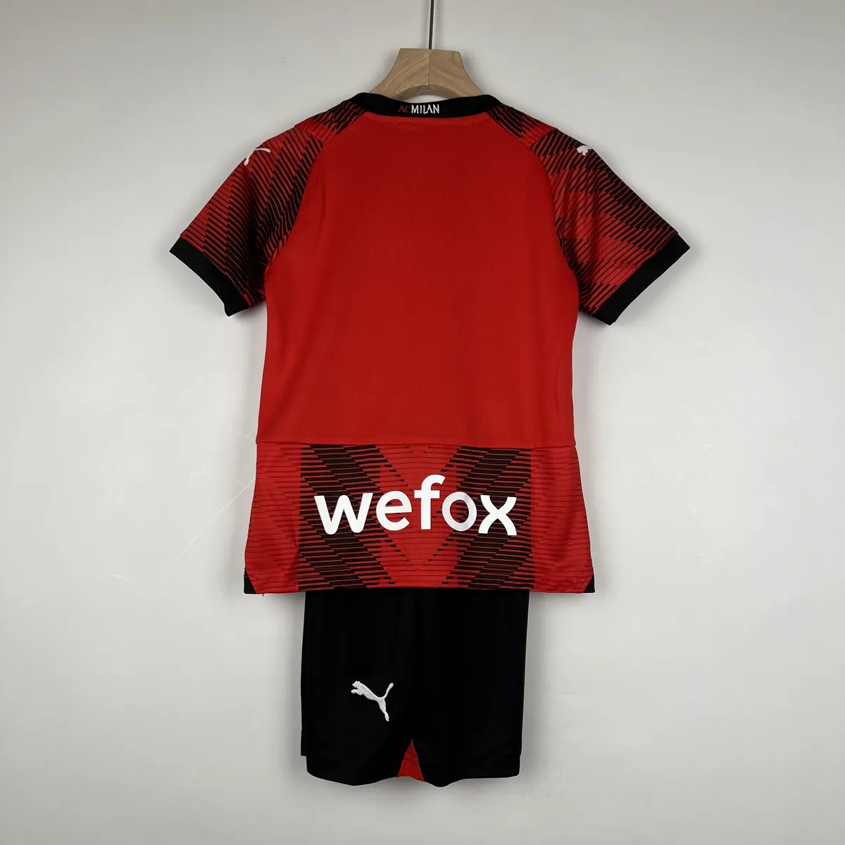 23-24 Kids AC Milan Home Size 16-28 Soccer Jersey 6