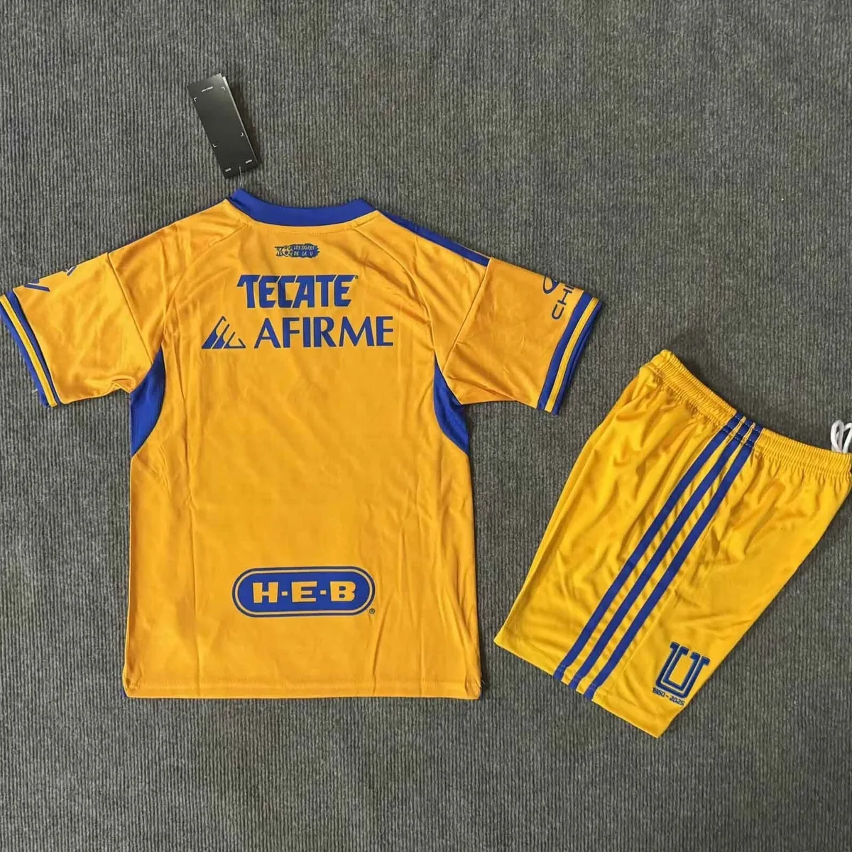 25-26 Tigres UANL Home Kid Kits Youth Apparels AAAAJersey Dropship Yupoo 1