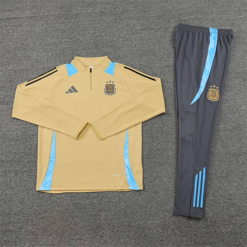 2024 Argentina Long Sleeve Training Suit Football Shirts 1