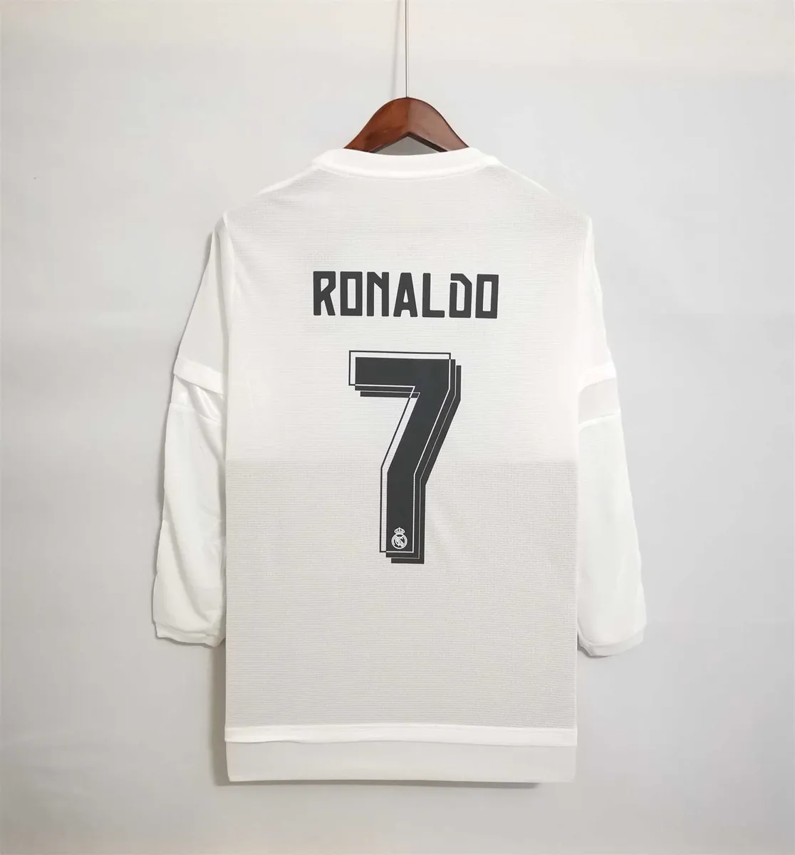 15-16 Real Madrid home white long sleeves 10