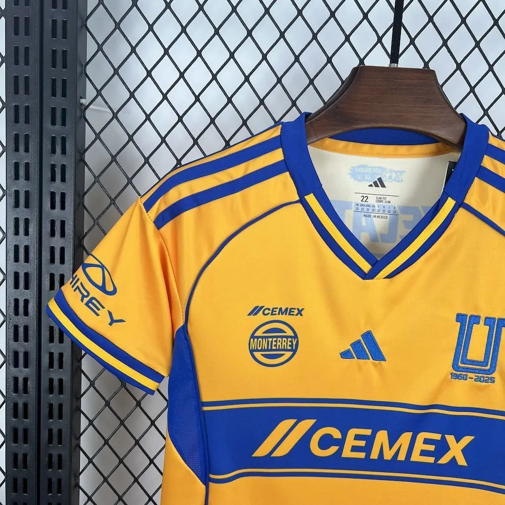25-26 Tigres UANL Home Kid Kits Youth Apparels AAAAJersey Wholesale Yupoo 16-28 2