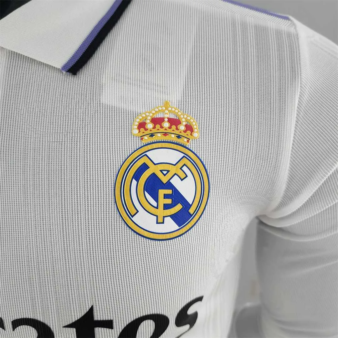 22-23 Real Madrid home long sleeve player version 7