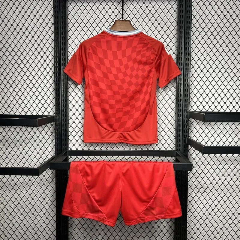 24-25 Aberdeen F.C home Kid Kits Youth Apparels Football AAAAJersey Yupoo 1