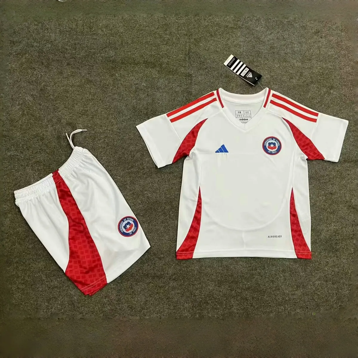 2024 Chile Away Kid Kits Youth Apparels AAAAJersey Wholesale Yupoo 2