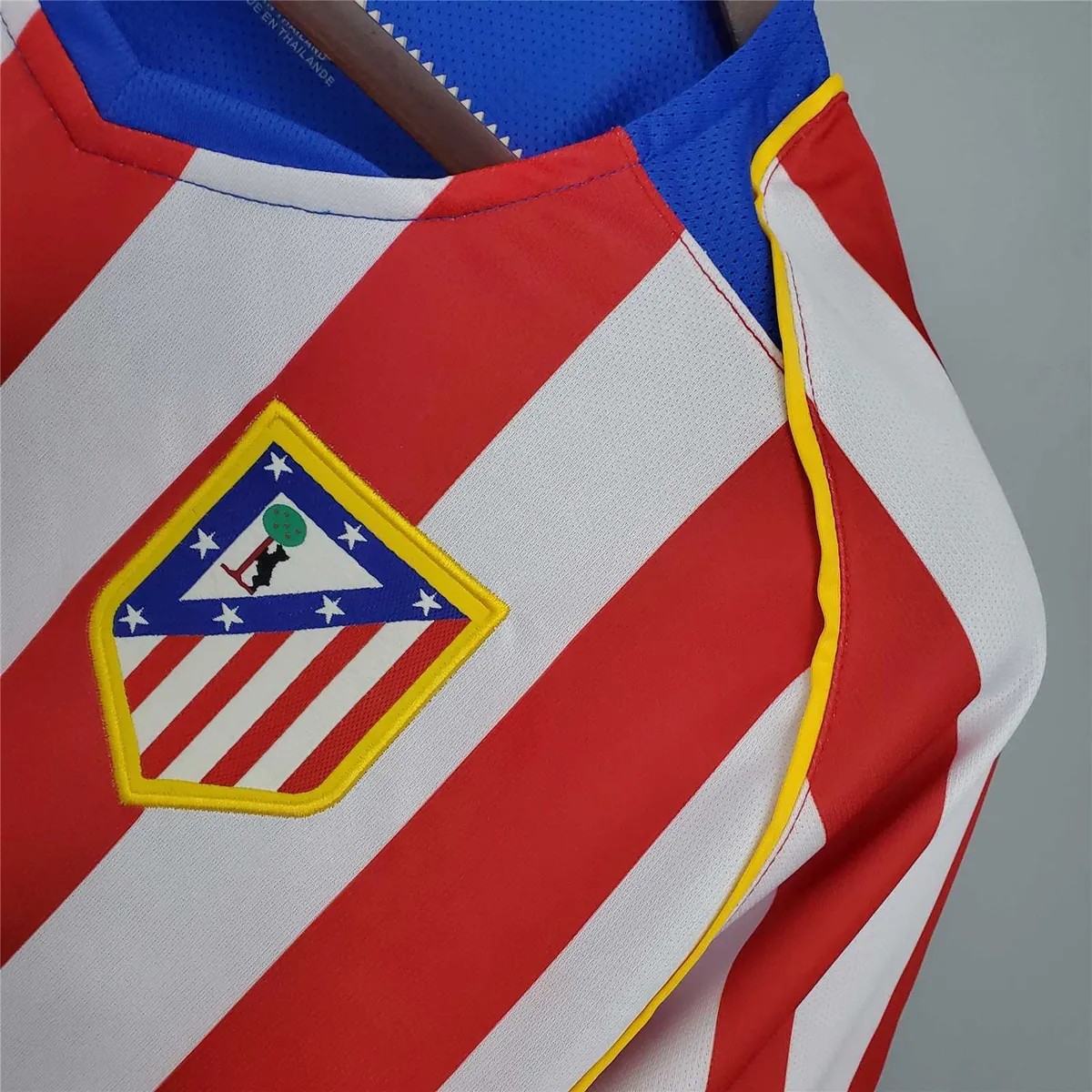 04-05 Atletico Madrid Home Kit Retro Football Vintage Uniform AAAAJersey Supply Yupoo 12