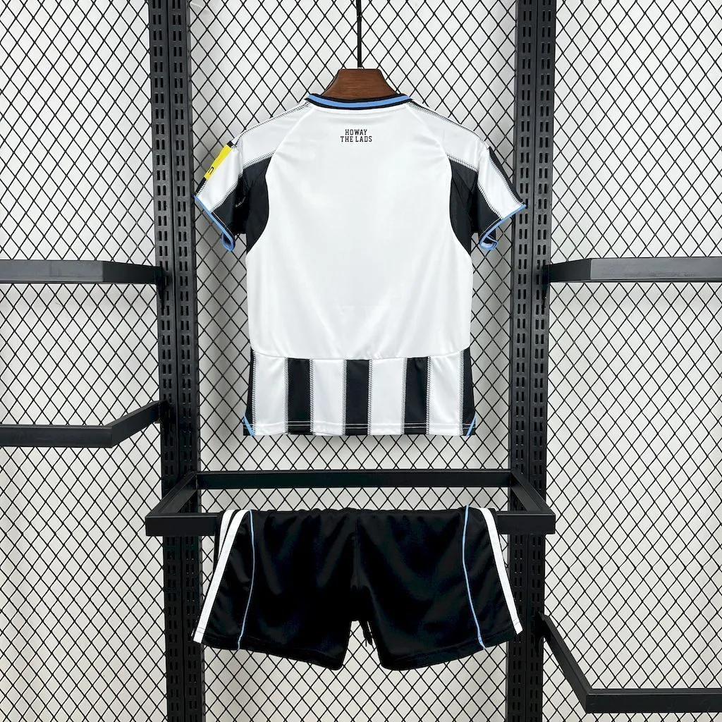 25-26 Newcastle United Home Kid Kits Youth Apparels Soccer AAAAJersey Yupoo 1