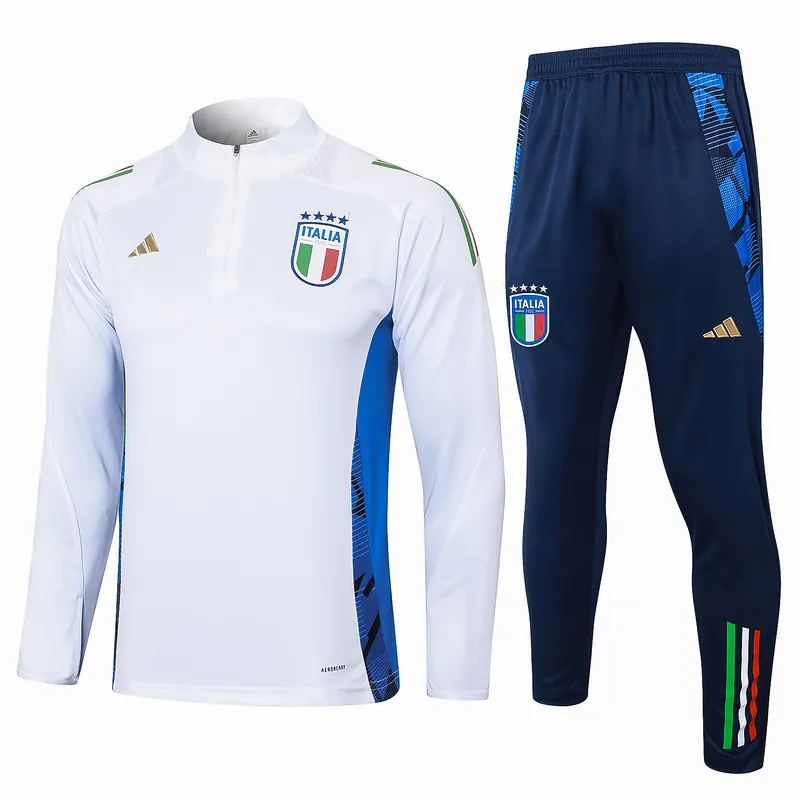 2024 Italy Long Sleeve Training Suit Football Shirts 3