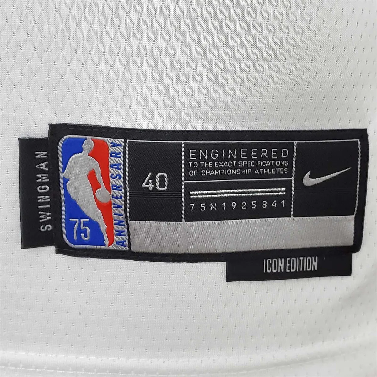 75th Anniversary Philadelphia 76ers HARDEN#1 White NBA Jersey 3