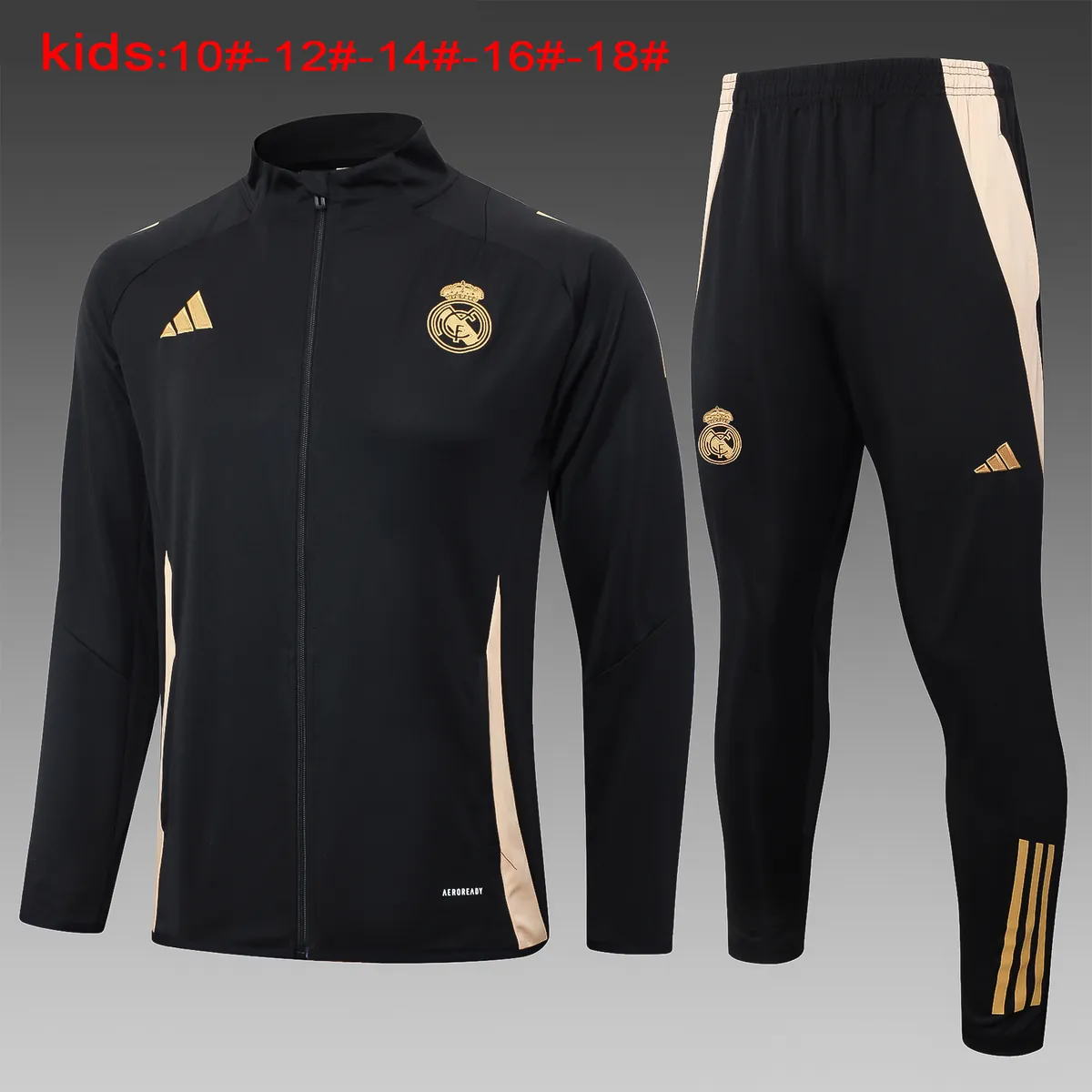 24-25 Real Madrid Kids Jackets Football Shirts 1