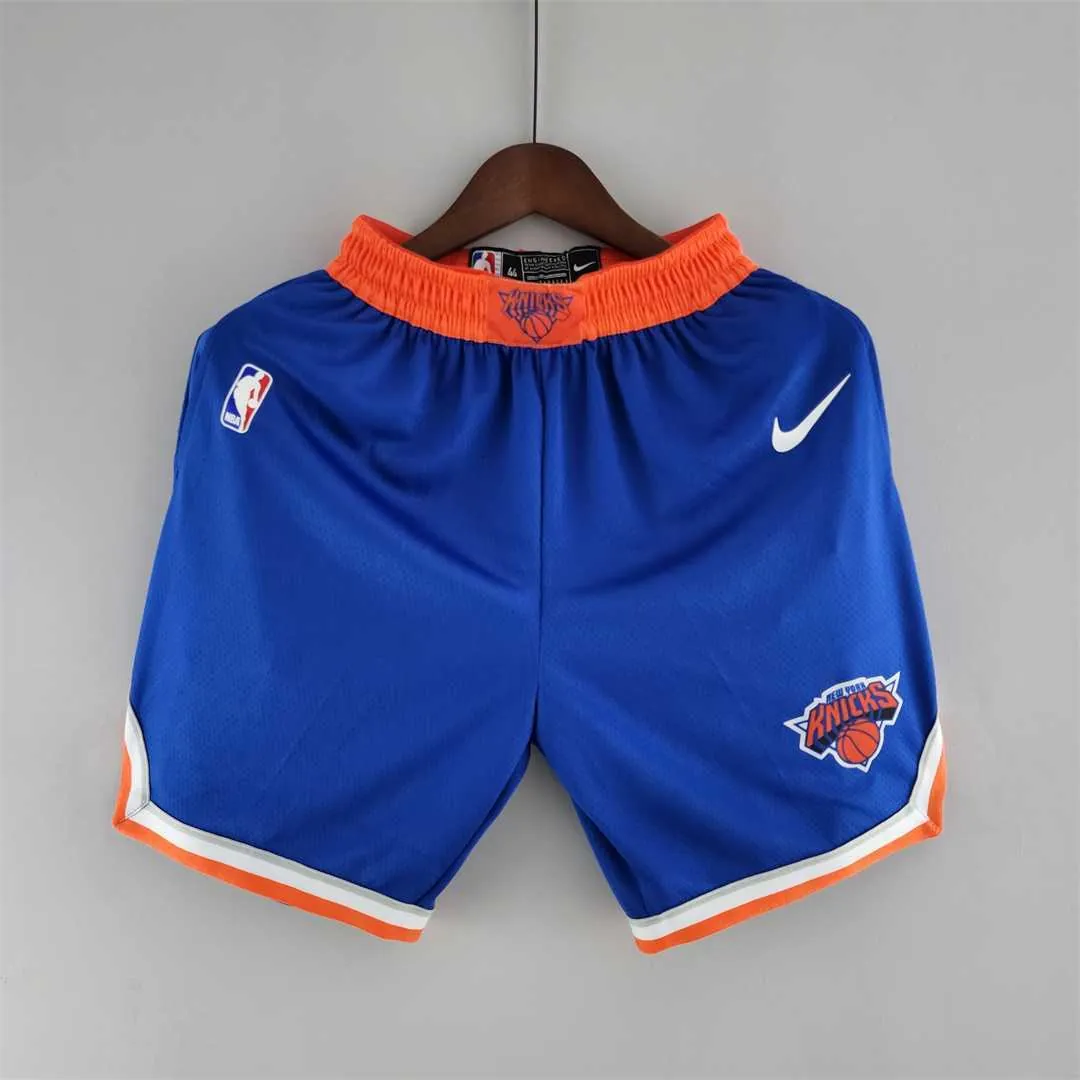New York Knicks NBA Shorts Blue 8