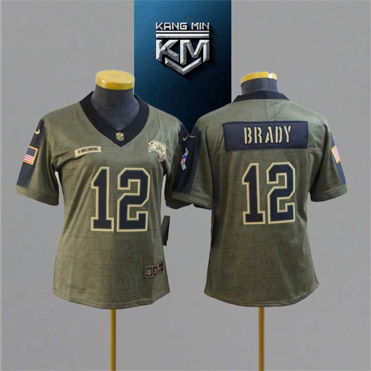 2021 New Tribute to NFL Jersey woman 1