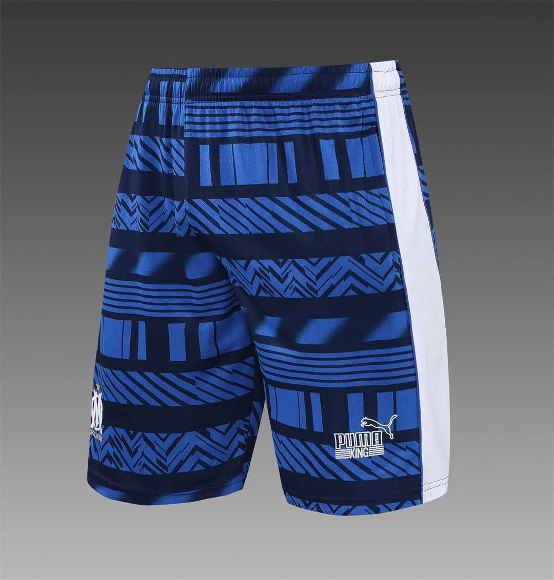 22-23 Marseille training suit short sleeve kit white blue 8
