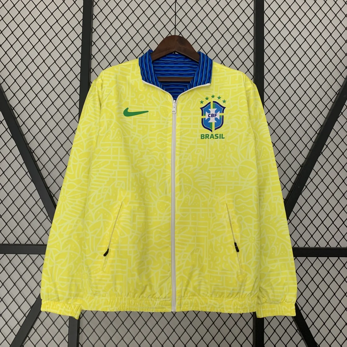 2023 Brazil Trench Coat Reversible Windbreaker S-XX 13